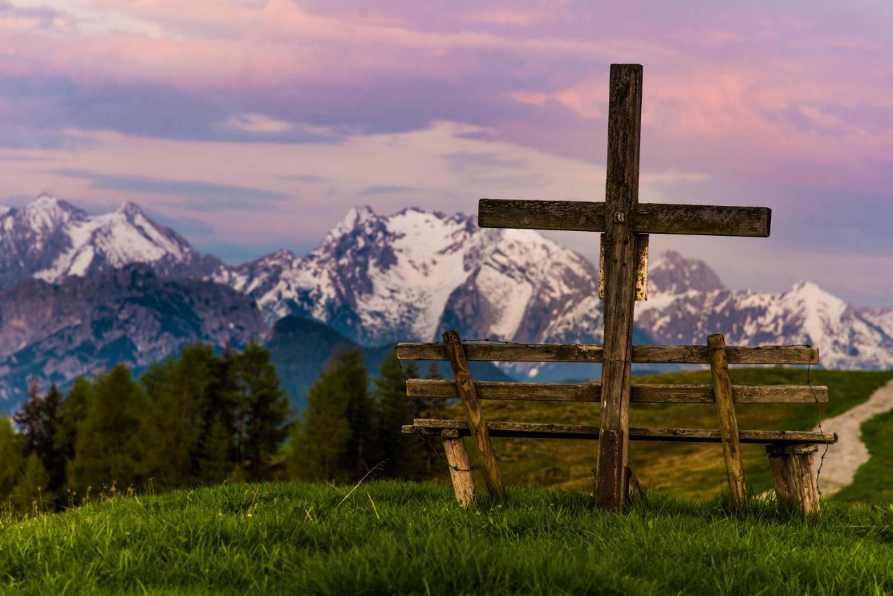 Das Kleine Paradies Daire Unken Dış mekan fotoğraf
